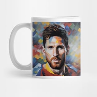 colofrul sketch with Messi Mug